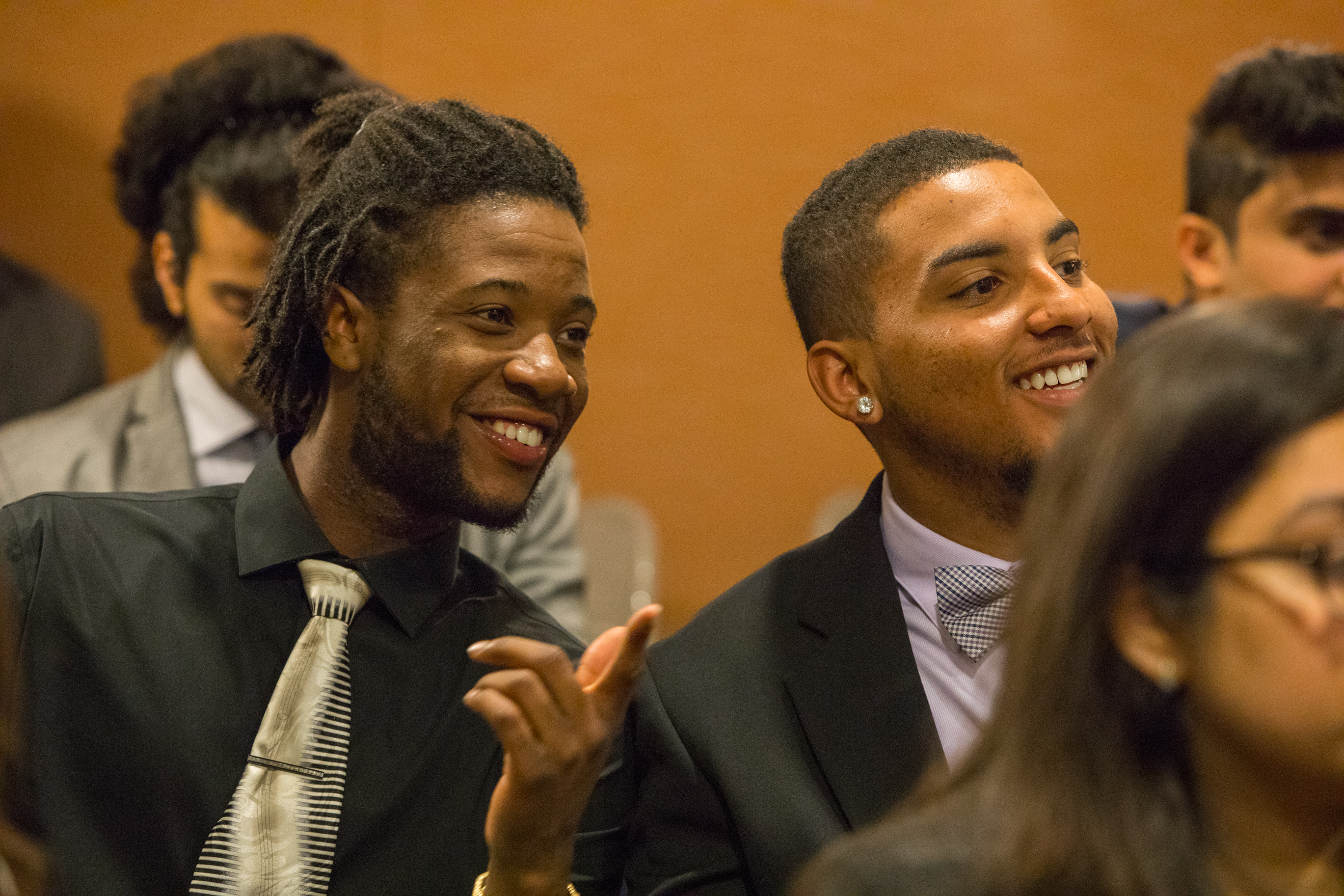 Kamari Hunter on the left, during the Race & the American Presidency SMLS event Kamari Hunter on the left, during the Race & the American Presidency SMLS event
