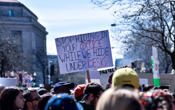 Melanie's DC internship gave her the chance to attend the March for Our Lives