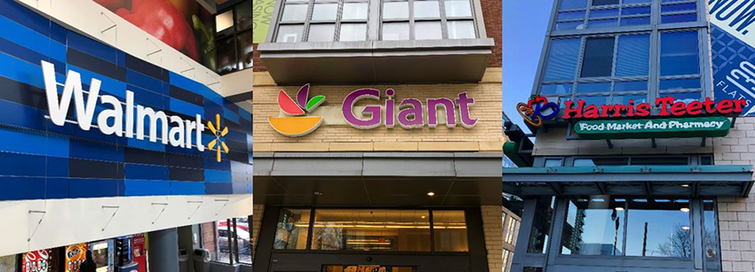 A look at the three grocery stores closest to the RAF in NoMA. NoMa Grocery Stores