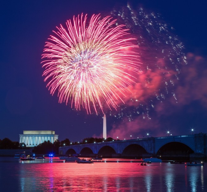 4th of July fireworks on the Mall is a summer tradition 4th of July fireworks on the Mall is a summer tradition