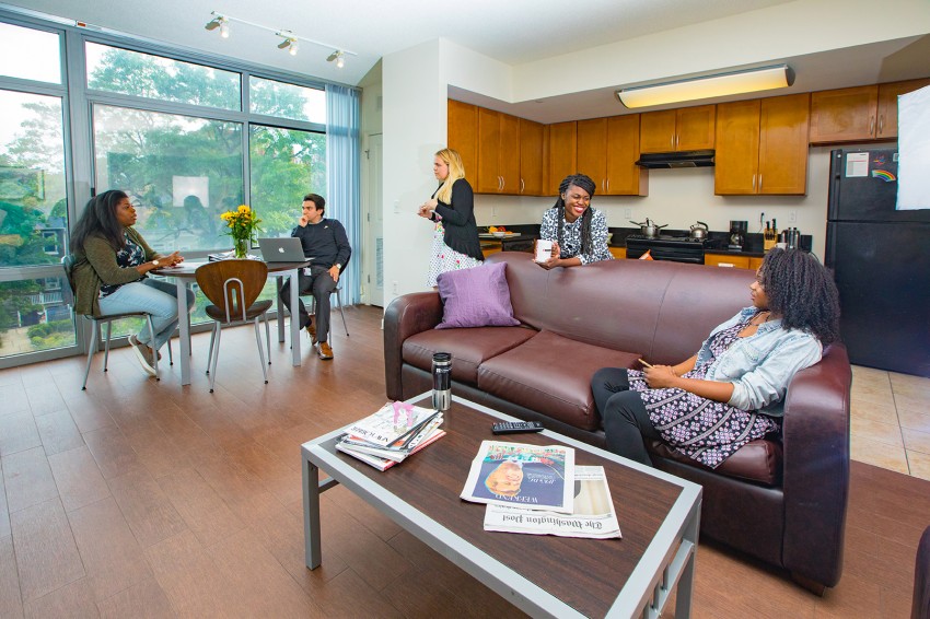 Interior of RAF apartment